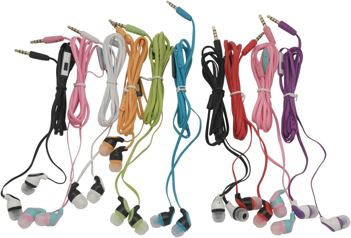 Kidz Mic Stereo Earbud Headphones 50 Packs S9254