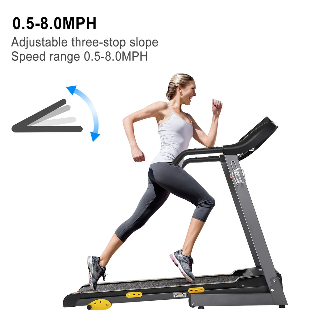 Folding Electric Treadmill with Incline K25685