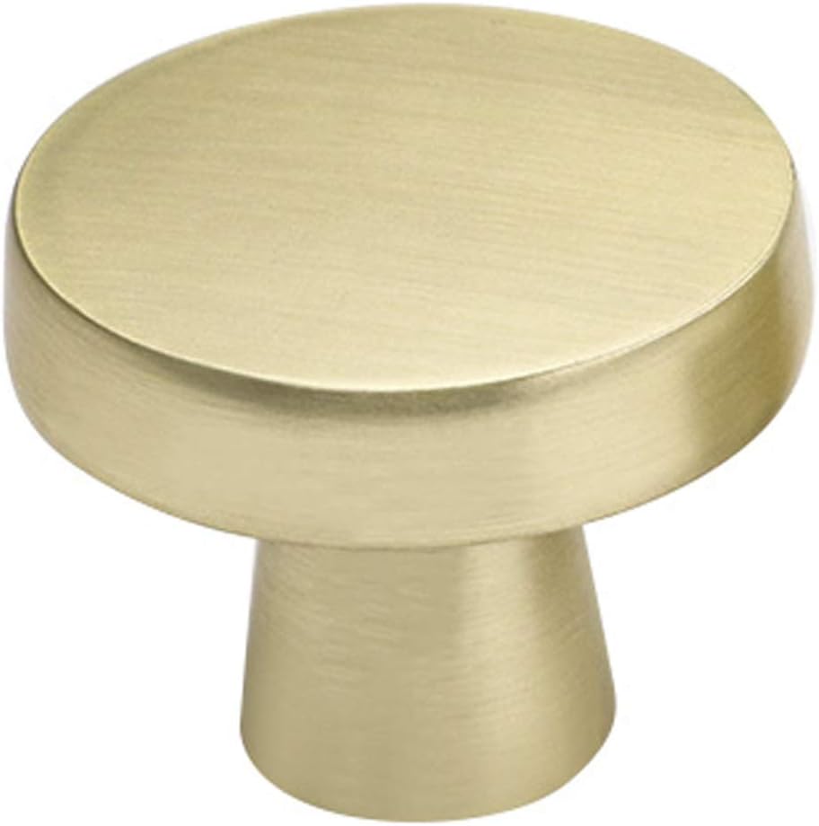 25 Pack Black Round Cabinet Knobs Y238022