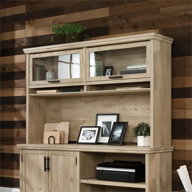 L-Shaped Desk & Large Hutch Q59729