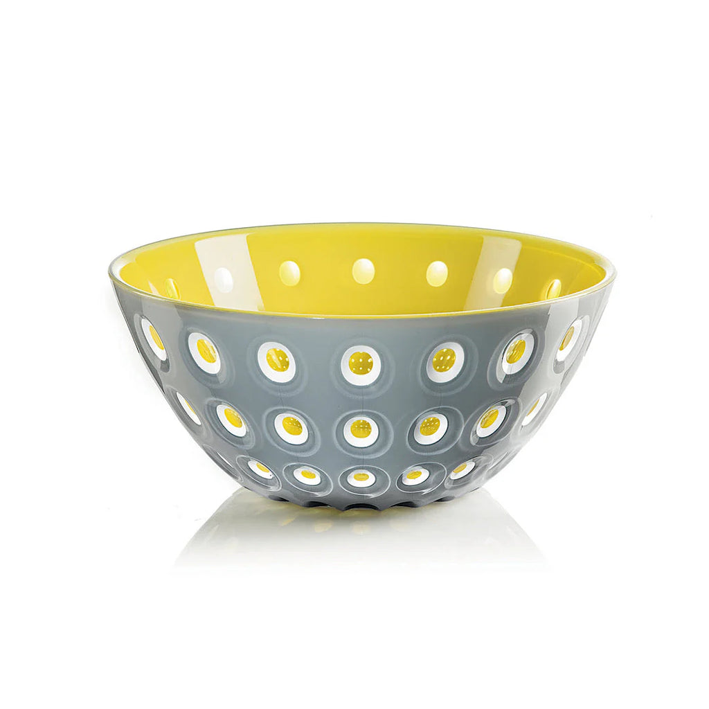 Bowl 25cm Red/White/Transparent H259758