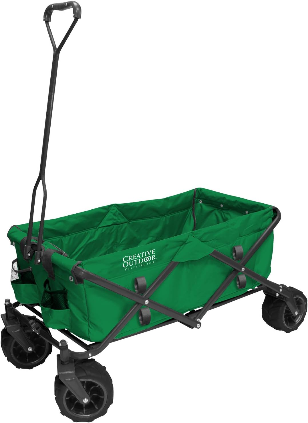 Collapsible Folding Wagon Cart Black & White Stripes N4070