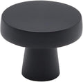 25 Pack Black Round Cabinet Knobs Y238022
