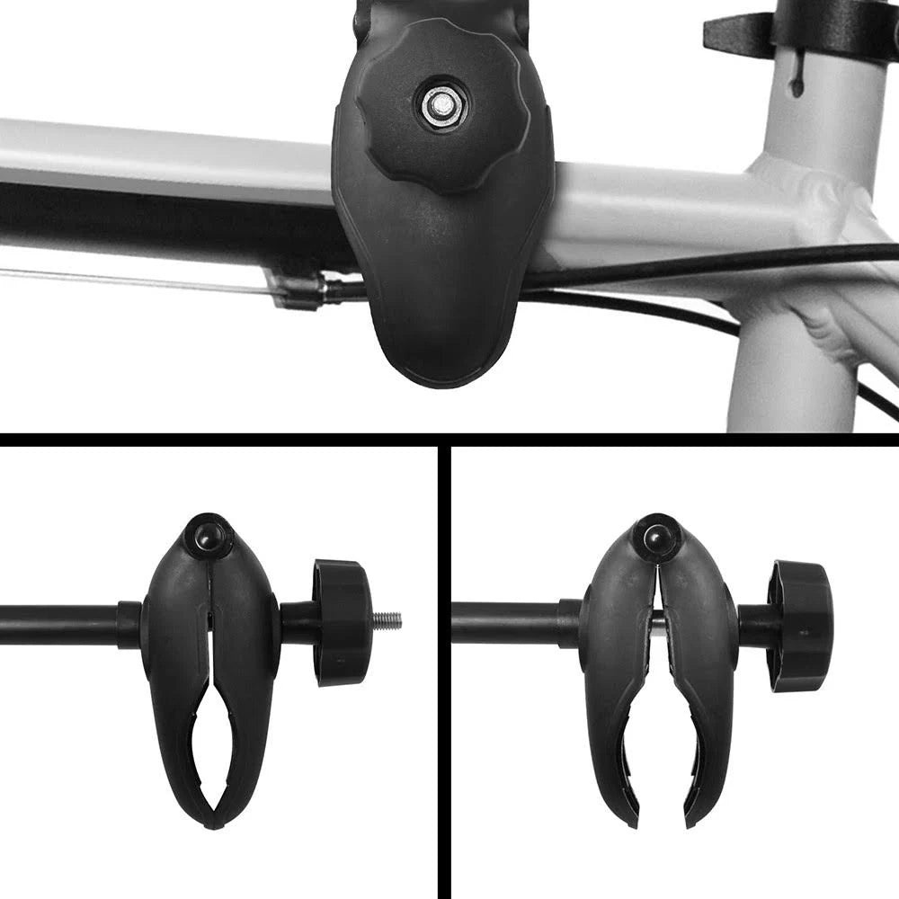 Tow Ball Car Mount - Black & Silver F814