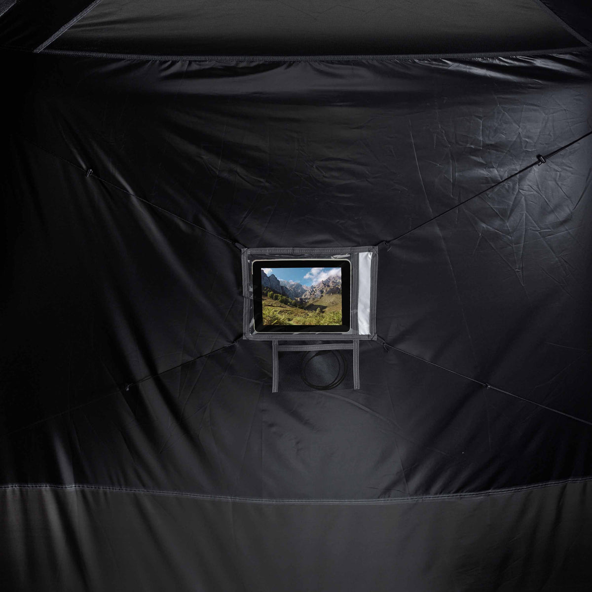 6-Person Instant Cabin Tent with LED Lighted Poles L6937