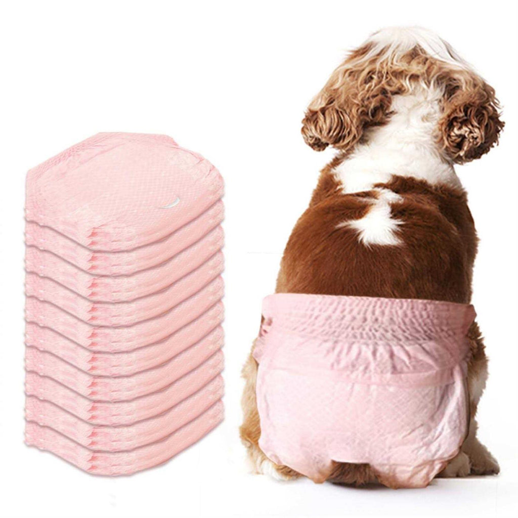 Disposable Dog Diapers Female, 10 Pcs Stretchy M21437