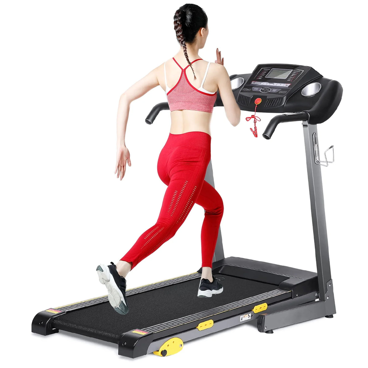 Folding Electric Treadmill with Incline K25685