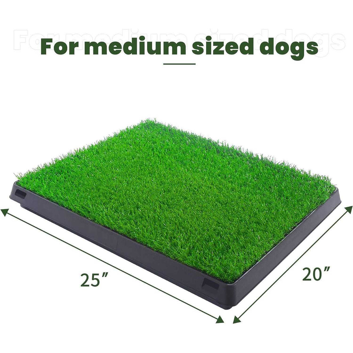 Dog Grass Pad with Tray 20” x 25” E658661