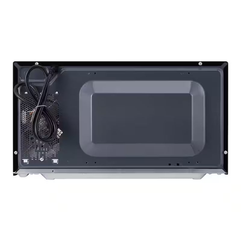 Black Stainless Steel 1,100 Watt Countertop Microwave E70801