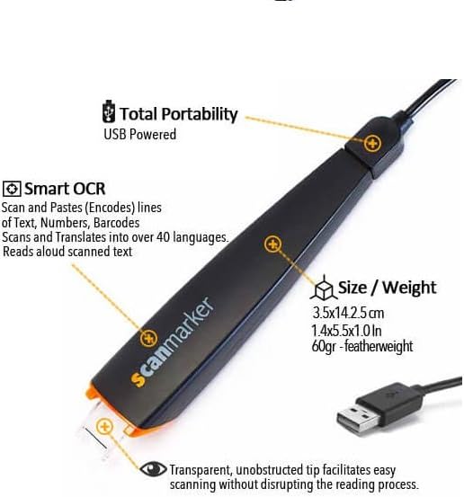 Digital Highlighter OCR Pen Scanner and Reader USB H1928