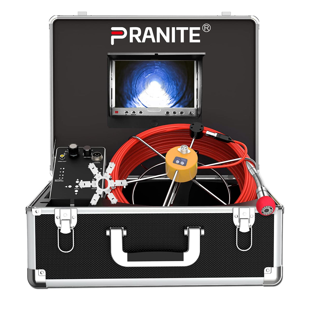 IP68 Waterproof Pipe Inspection Camera with 30M Cable and 7 Inch TFT LCD Monitor S610628