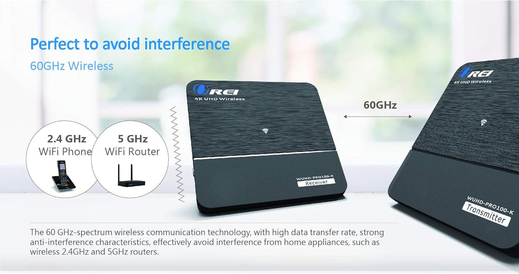 Wireless HDMI Extender Transmitter & Receiver Dongle 4K 30Hz 100 Feet Y289397