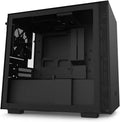 Black Mini-ITX PC Gaming Case with Tempered Glass Side Panel A583