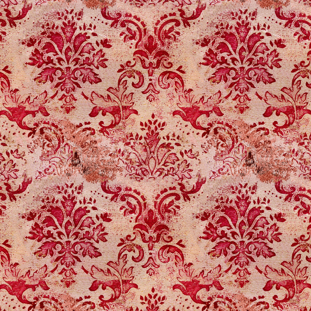 6 ft. Tall Aged Damask Canvas Room Divider B729188
