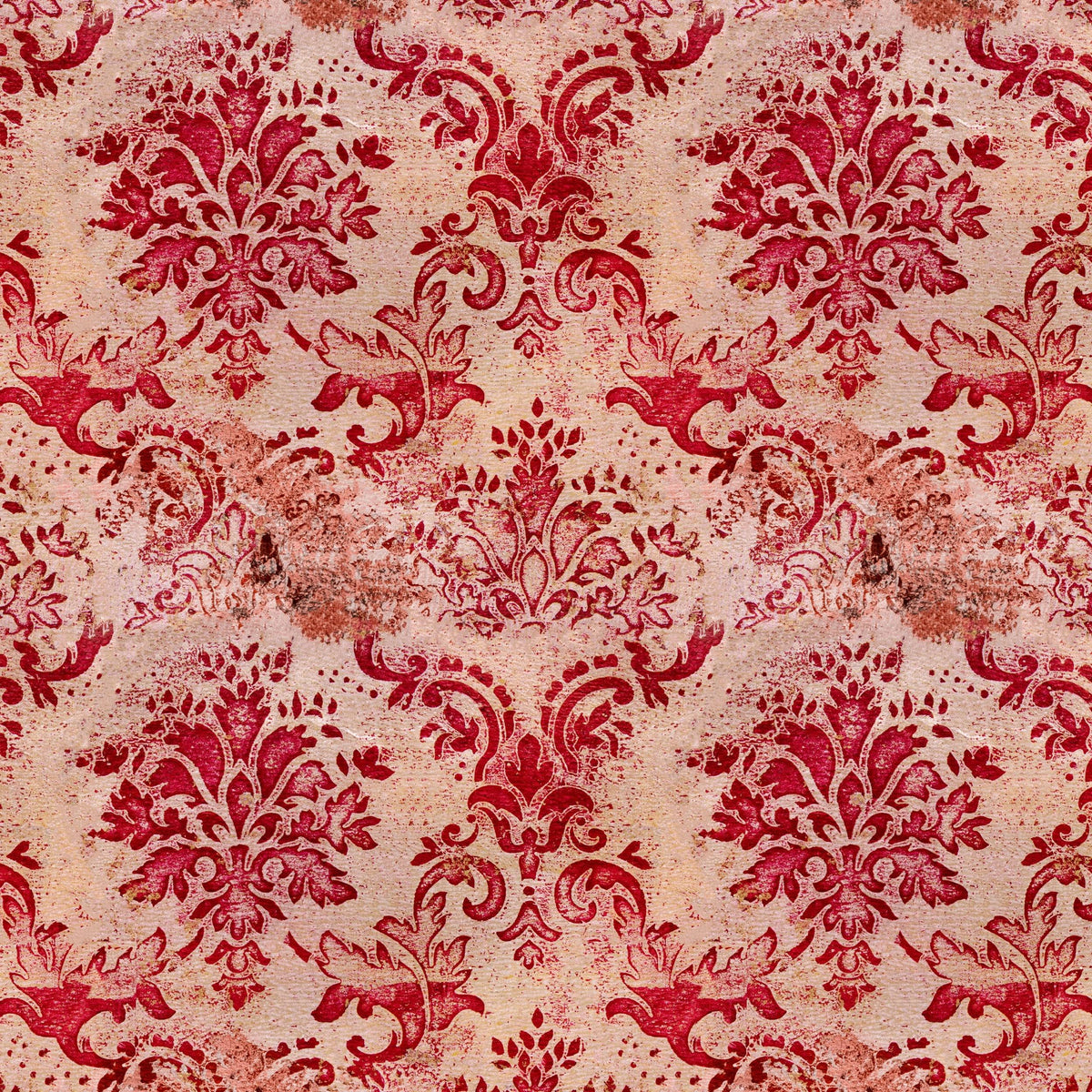6 ft. Tall Aged Damask Canvas Room Divider B729188