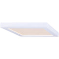 White LED Square Disc Flush Mount Light Fixture J5733