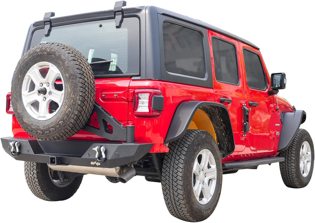 Front and Rear Bumper with Tire Carrier B9737