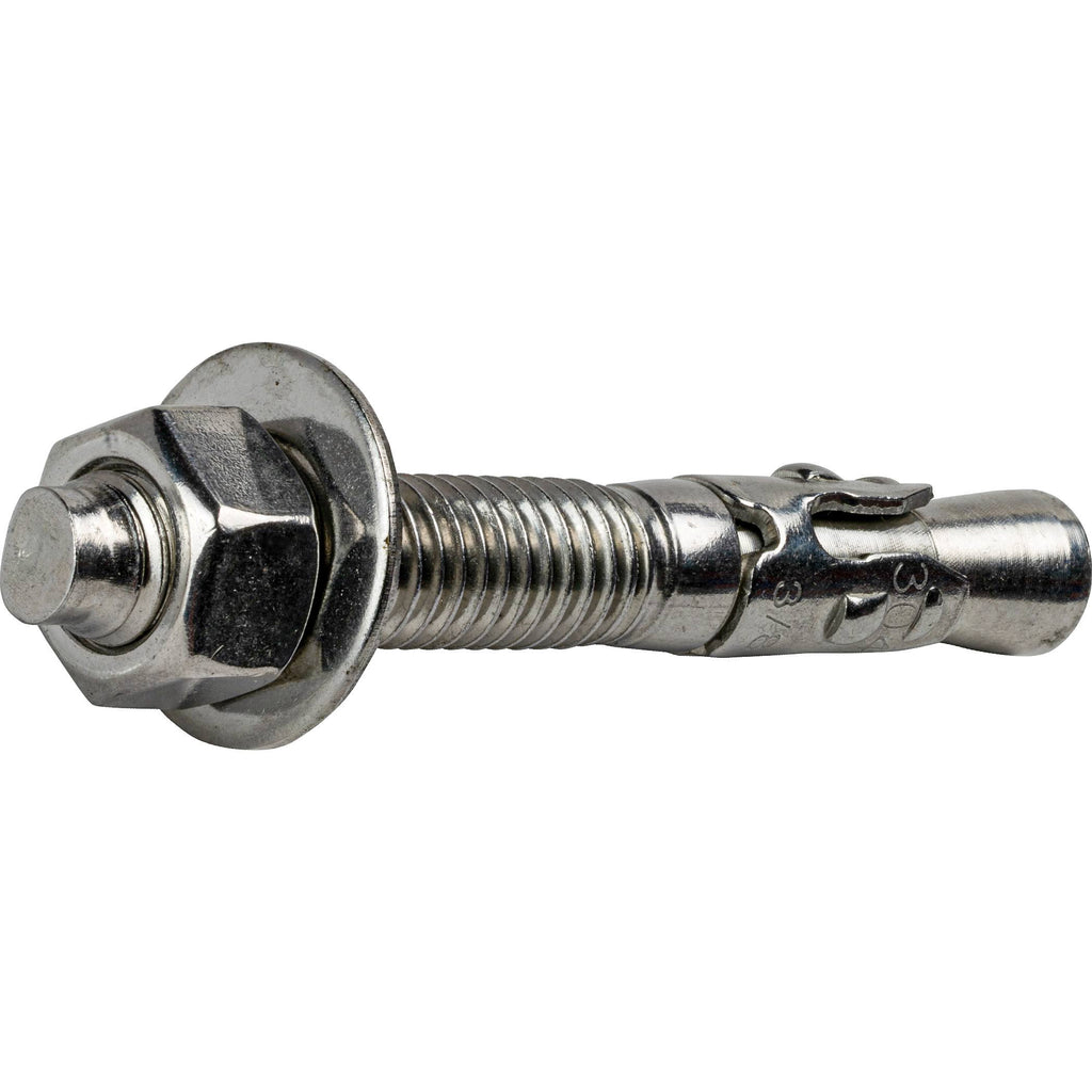 5/8x22 x 3-1/2x22 Stainless Steel 304 Wedge Anchors Qty 25 A28098