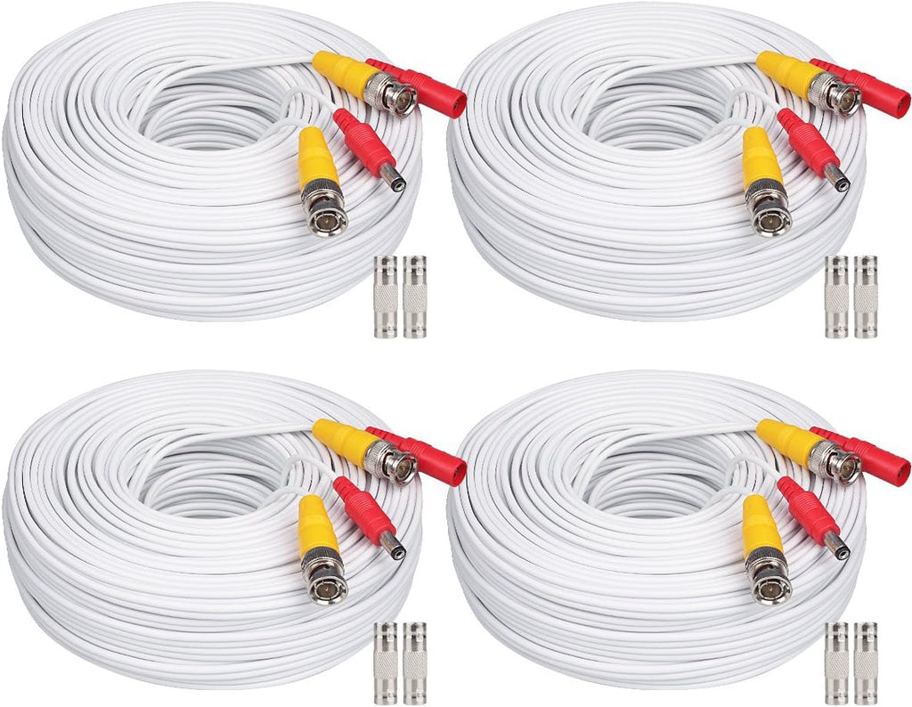 4x150ft BNC Video and Power Security Camera Cable P6411