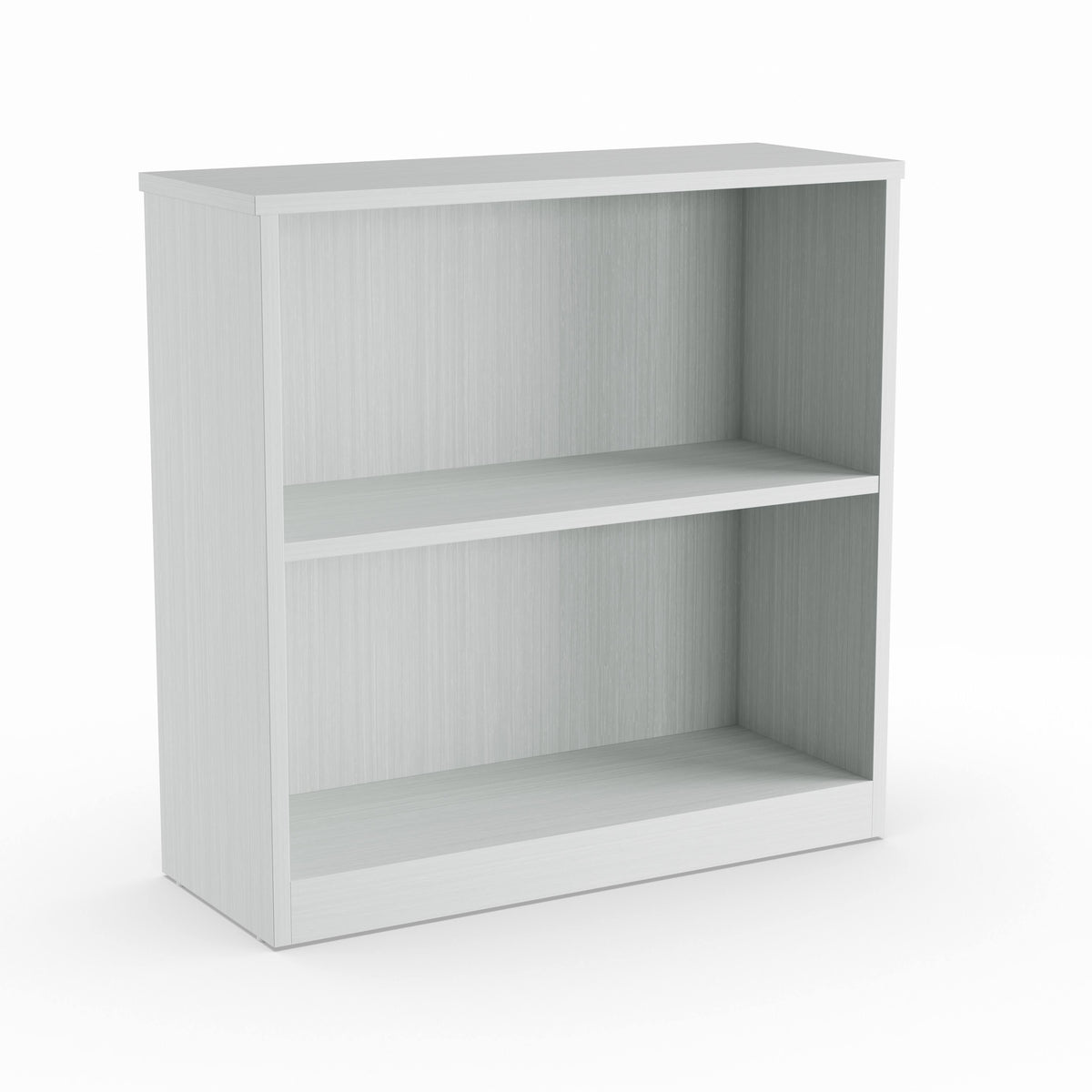 White 2-Shelf Desk Bookcase K329153