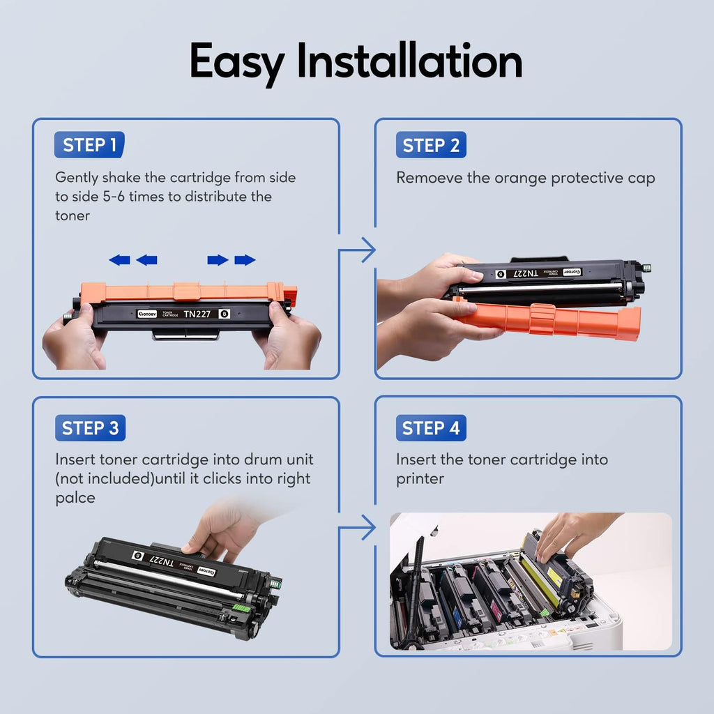 Compatible Toner Cartridge Replacement 5 Pack X608905