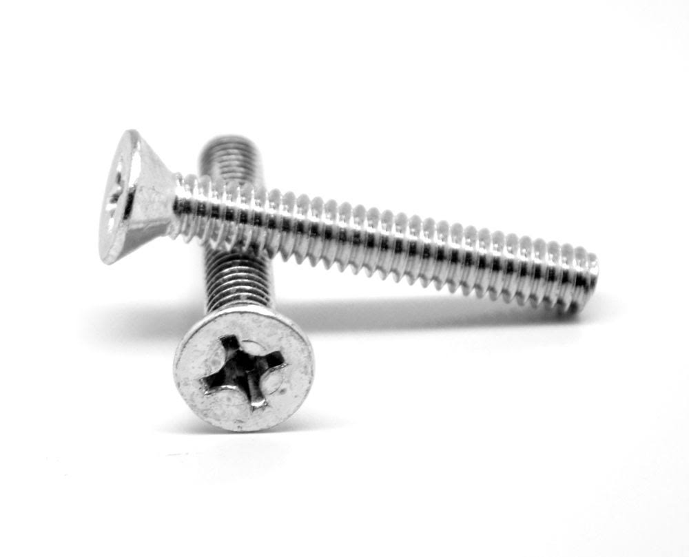 5/16-18 x 1 Coarse Thread Phillips Flat Head Machine Screw V45604