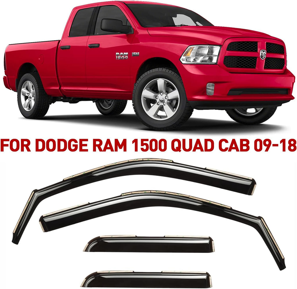 In-Channel Extra Durable Window Deflectors 4Pieces U603