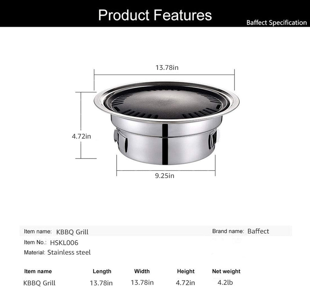 Portable Stainless Steel Charcoal Grill Z41660