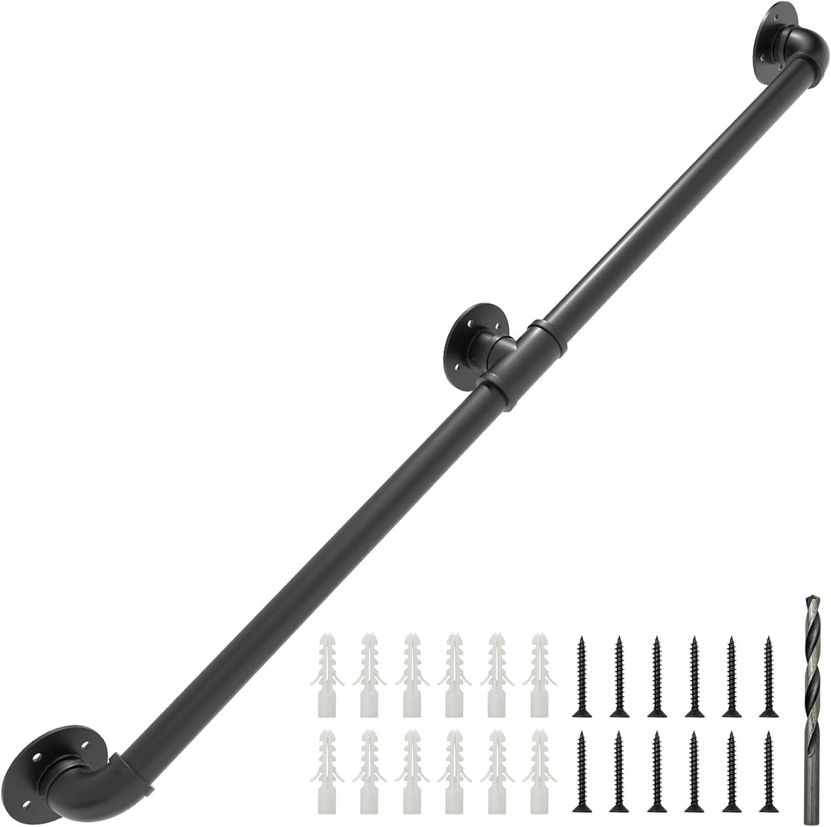 Wall Handrail 6FT/180CM Galvanized Pipe J3554