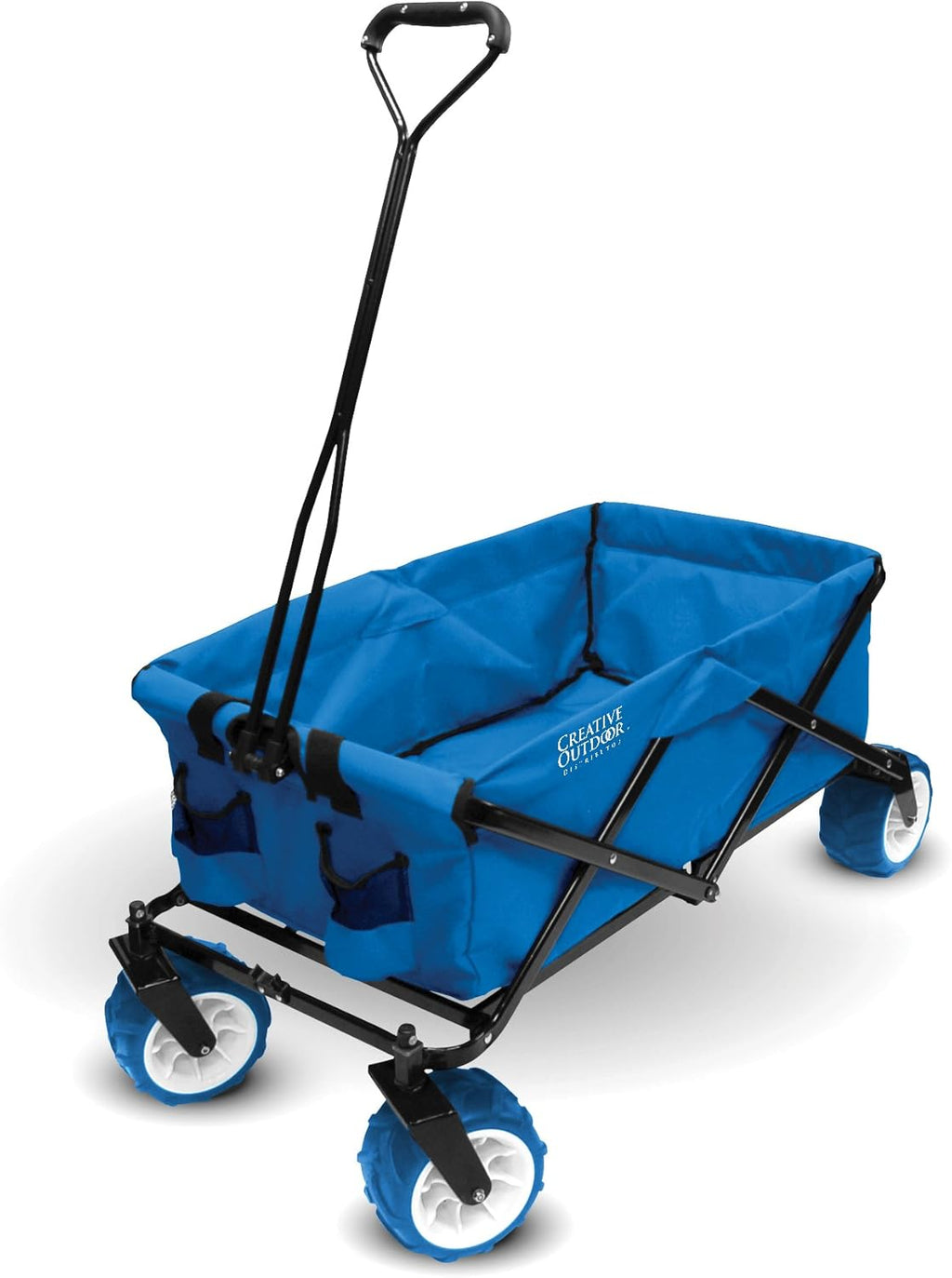 Collapsible Folding Wagon Cart Black & White Stripes N4070