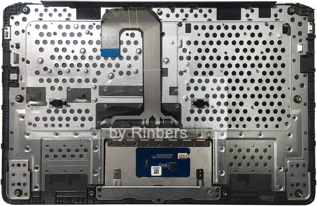 Black Palmrest Upper Case with Keyboard and Touchpad Assembly M602906