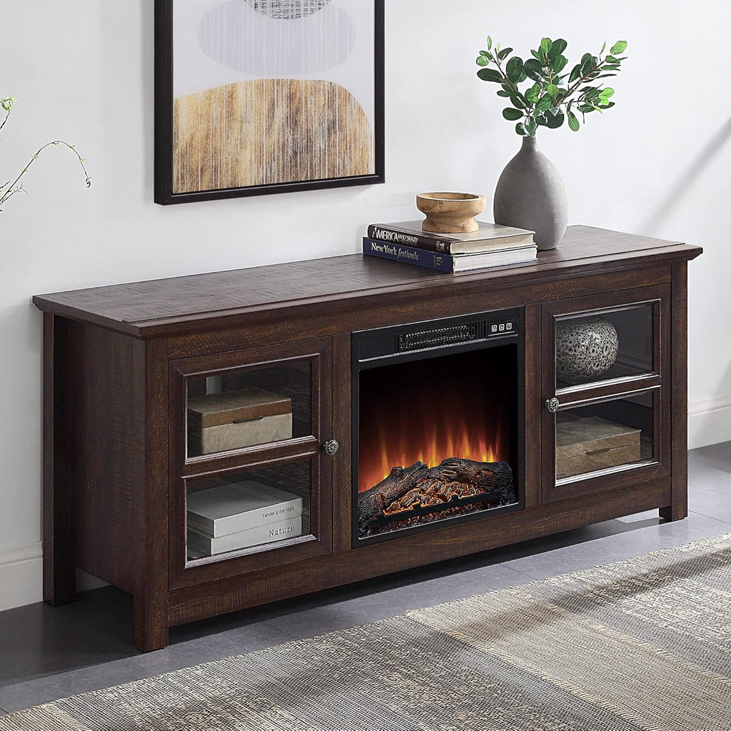 Electric Fireplace TV Stand for TVs up to 55 Inch A3905