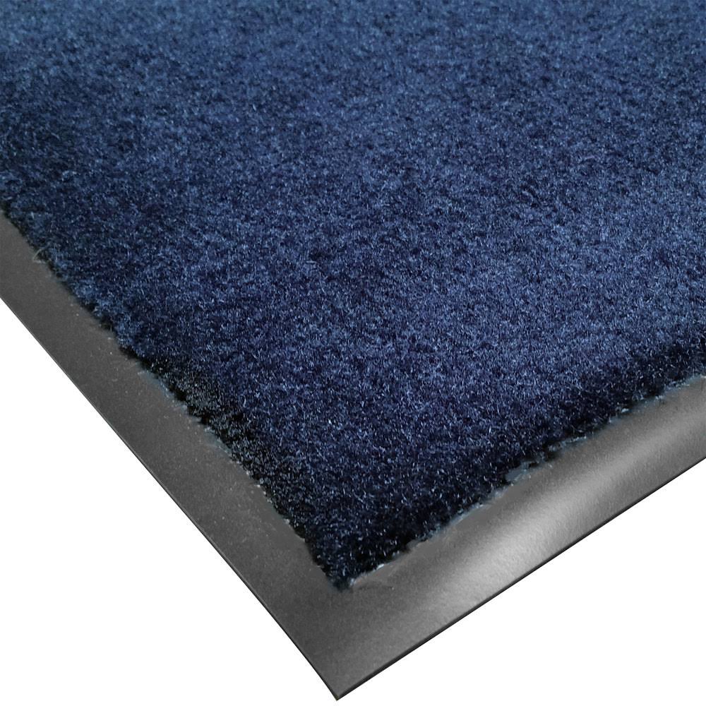 Navy Blue 2 ft x 3 ft Olefin Carpet Floor Mat E83874