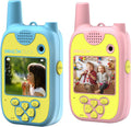 Walkie Talkies Kids Camera 1080P Digital Video Camera Toy 2 Pack M4218