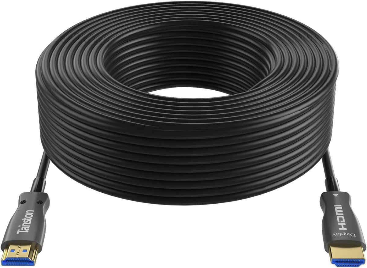 Fiber Optic HDMI Cable 50 ft 18Gbps 4K 60Hz HDR L19017