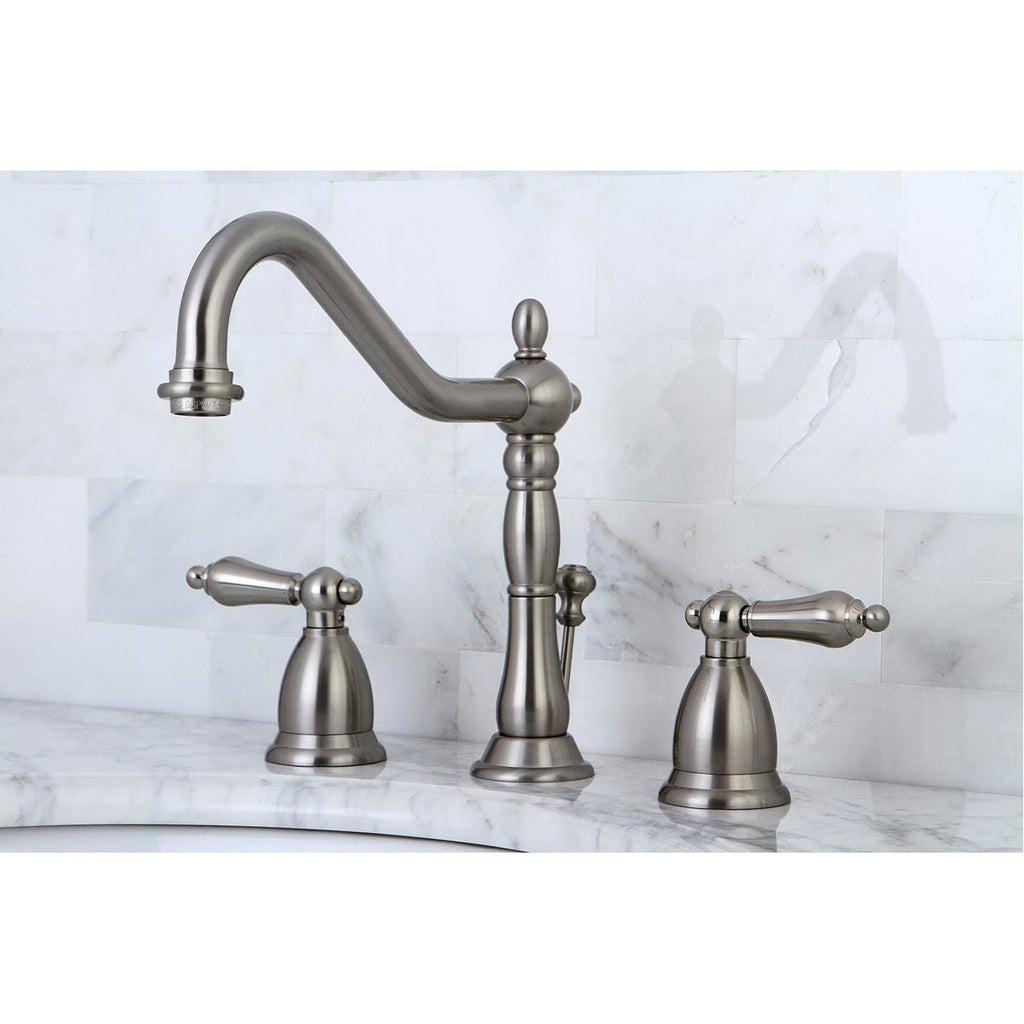 Oil Rubbed Bronze Widespread Lavatory Faucet with Pop-Up X2597