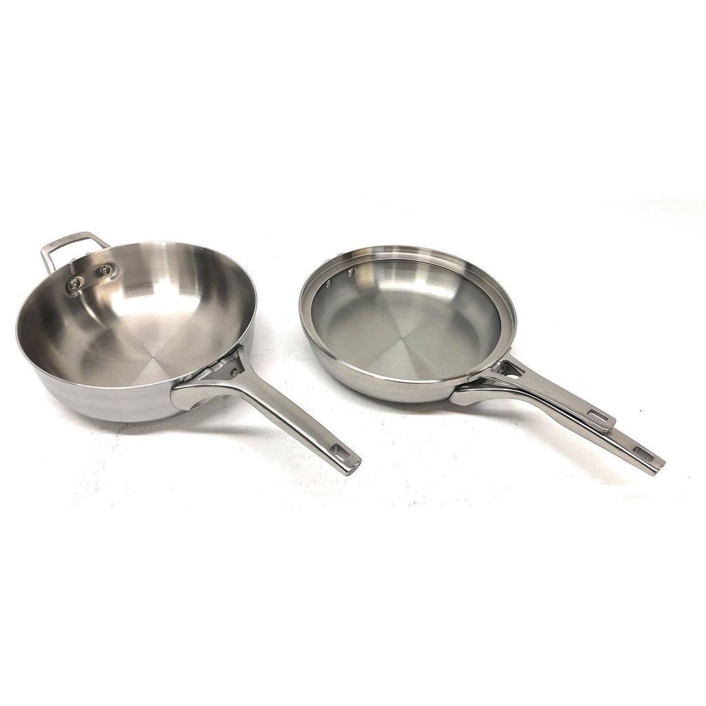 Stainless Steel 3 Piece Stack Cookware Set V9056