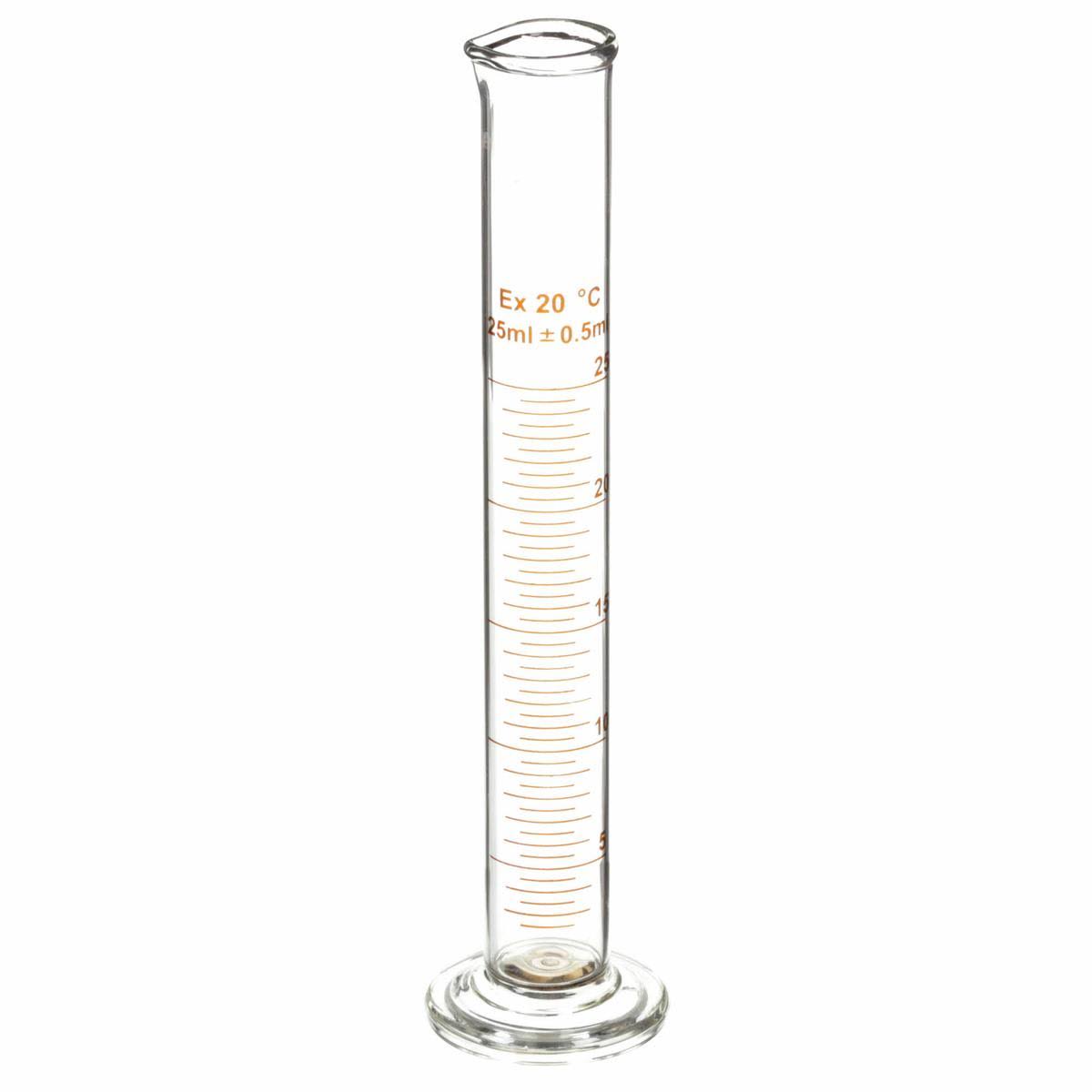 25mL Glass Graduated Cylinder Q17888