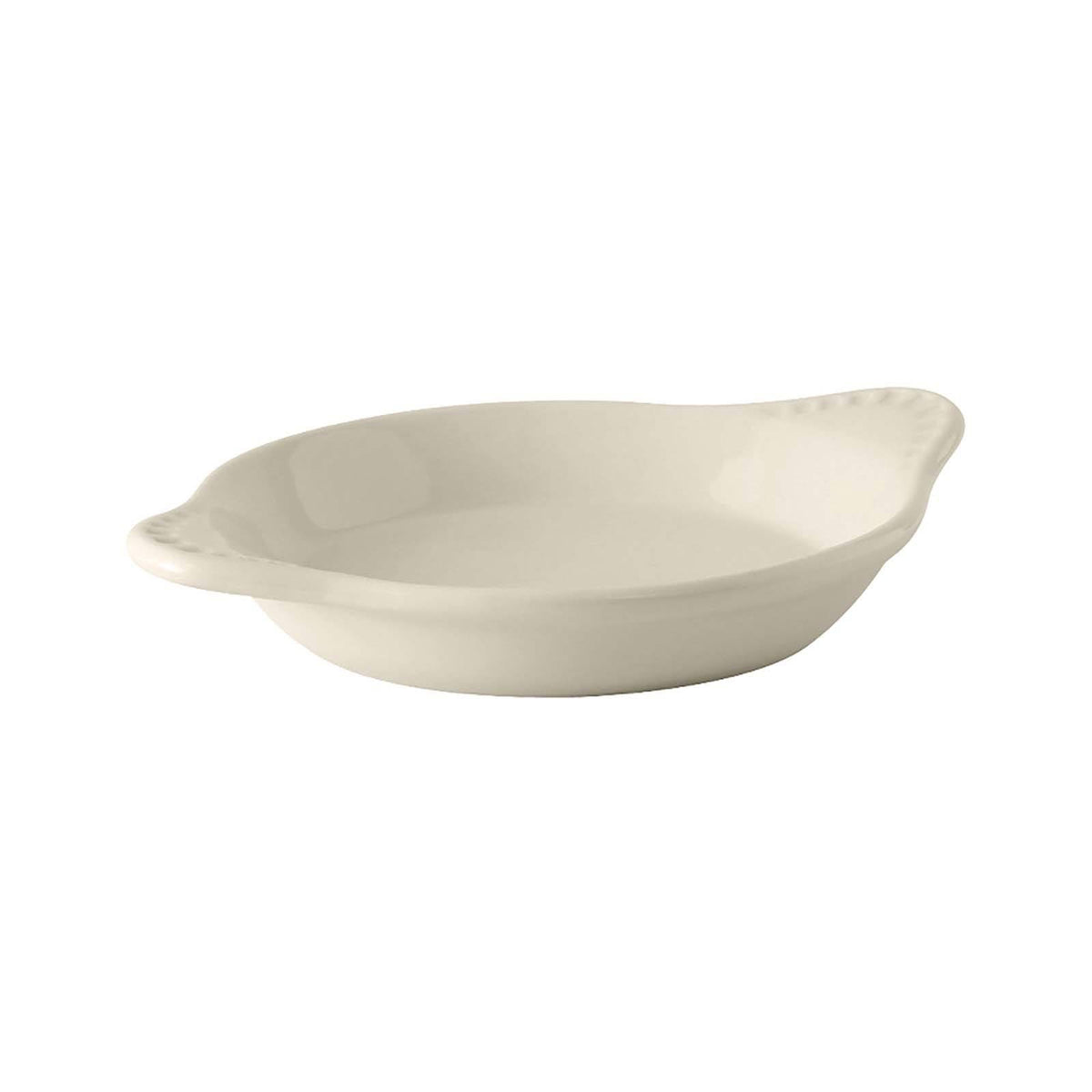 11 oz. Eggshell Round China Egg Dish - 12/Case L99244