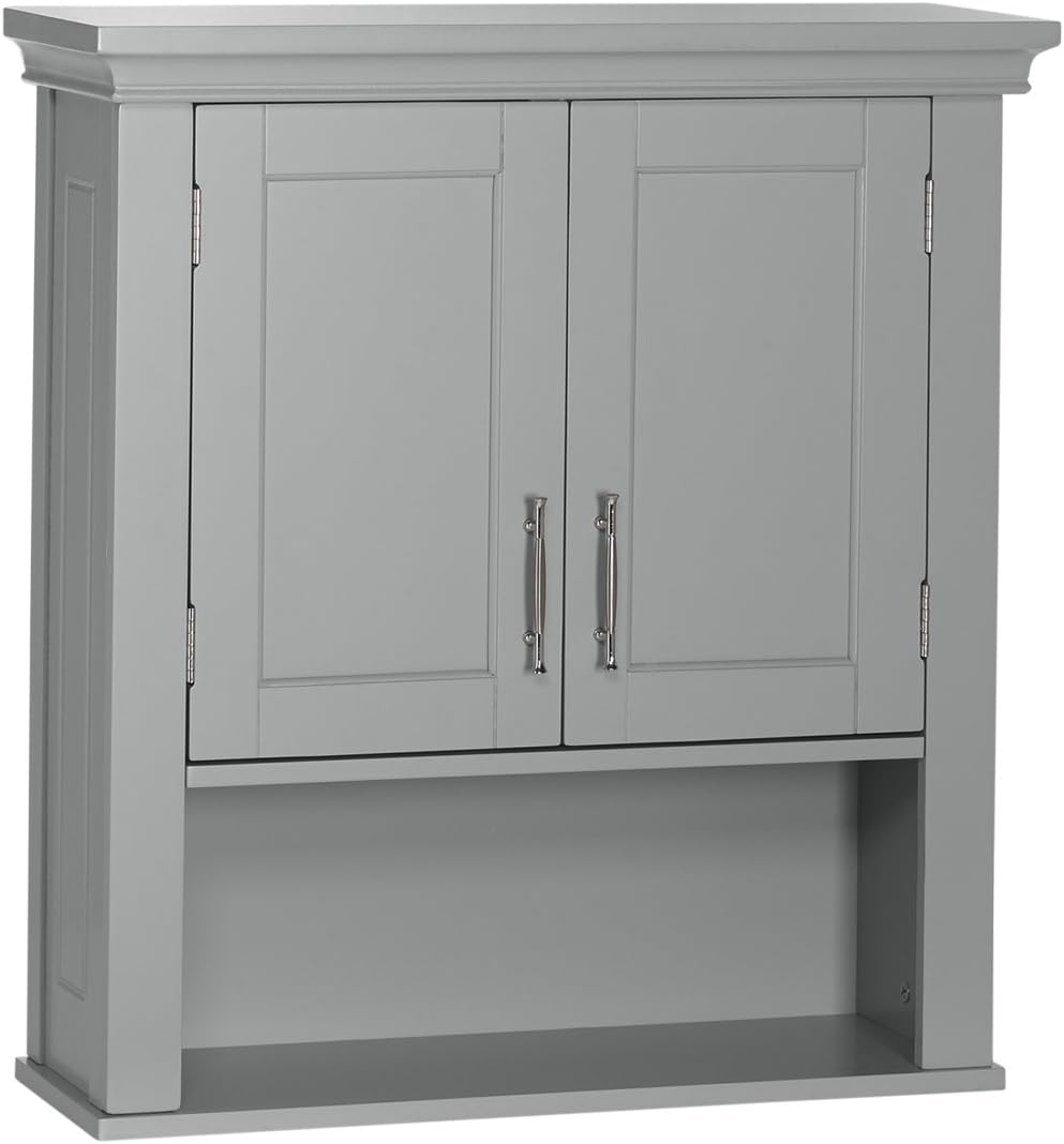Gray Wall Cabinet Y386