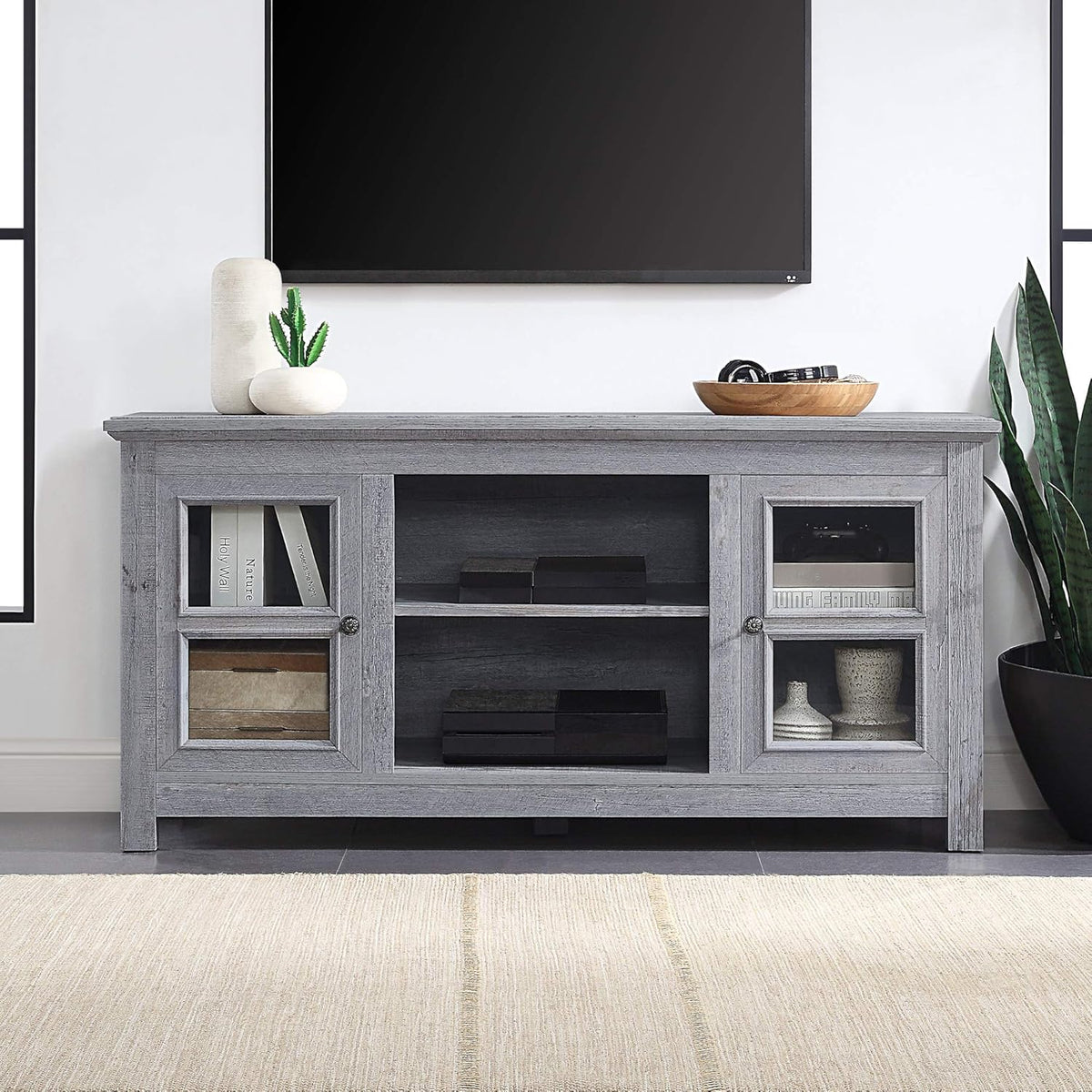 Electric Fireplace TV Stand for TVs up to 55 Inch A3905