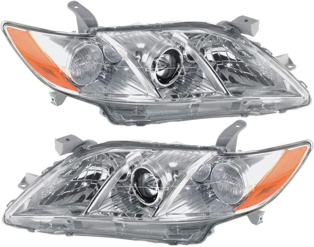 2007-2009 Toyota Camry Headlights Driver and Passenger Side Assembly D401507