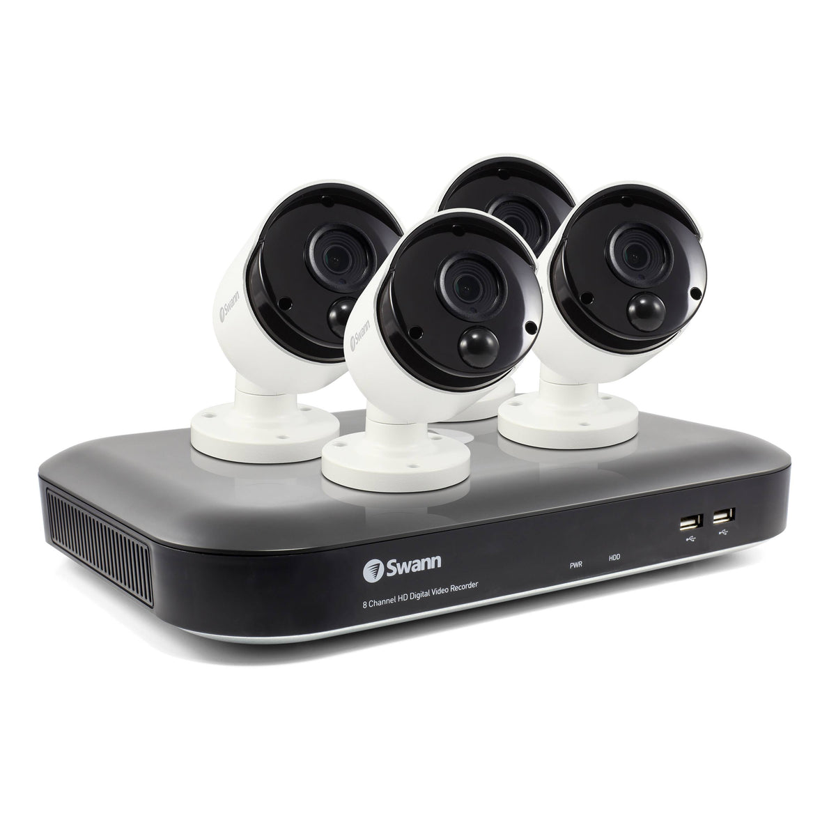 8-Channel 4K 2TB DVR with 4 Cameras J979221