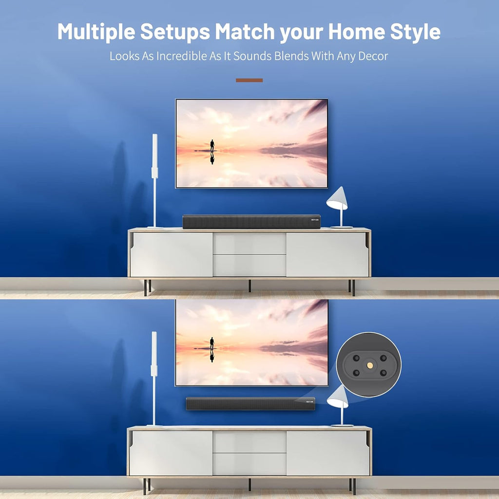 100W Wireless TV Sound Bar with HDMI-ARC C788066