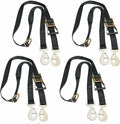 Heavy Duty Ratchet Straps 4 Pack 8 ft Blue M5393