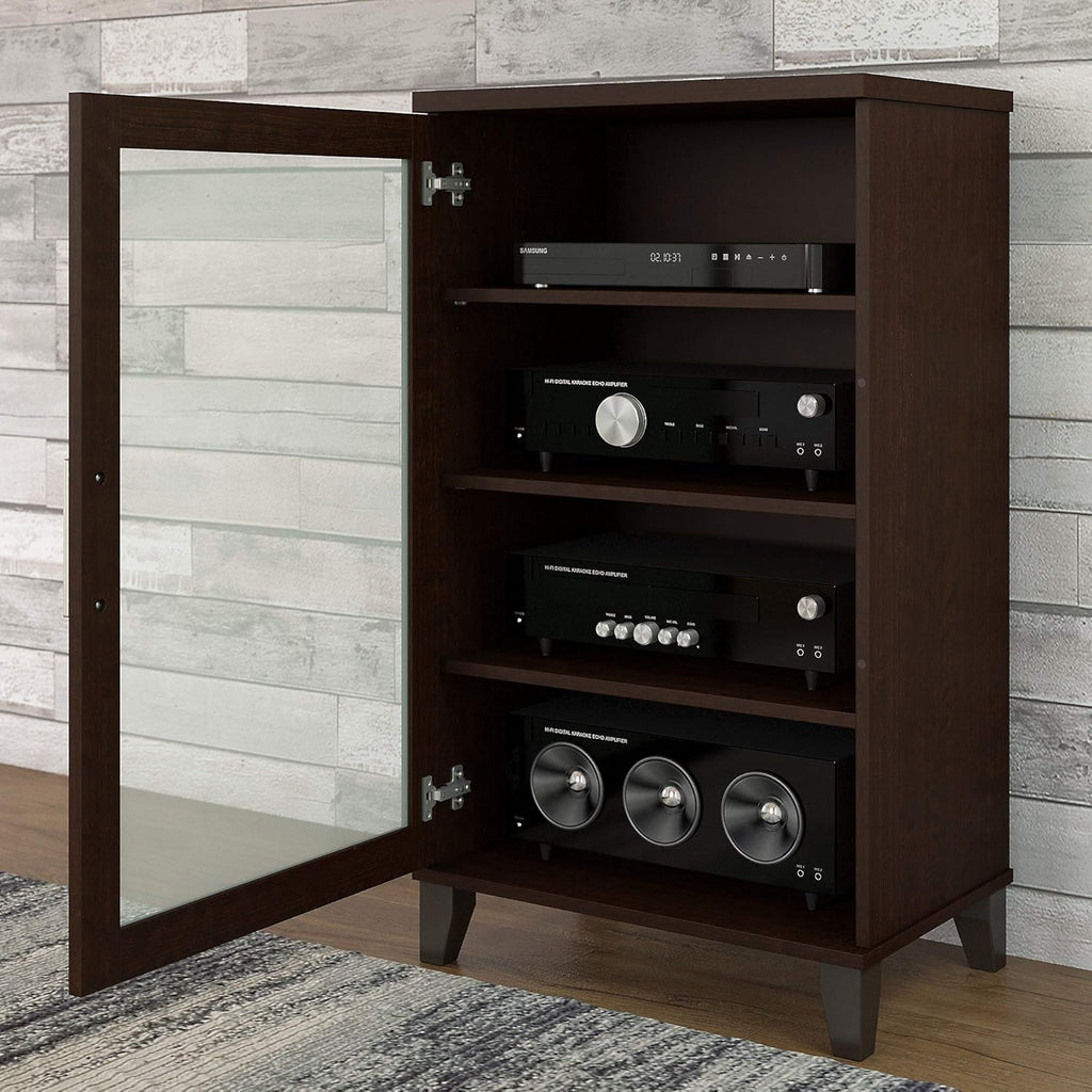 Mocha Cherry Accent Cabinet H947326