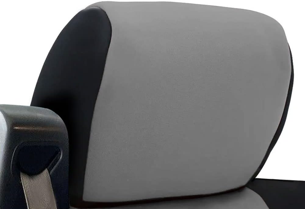 Custom Fit Neoprene Car Front Seat Covers Gray & Black D746059