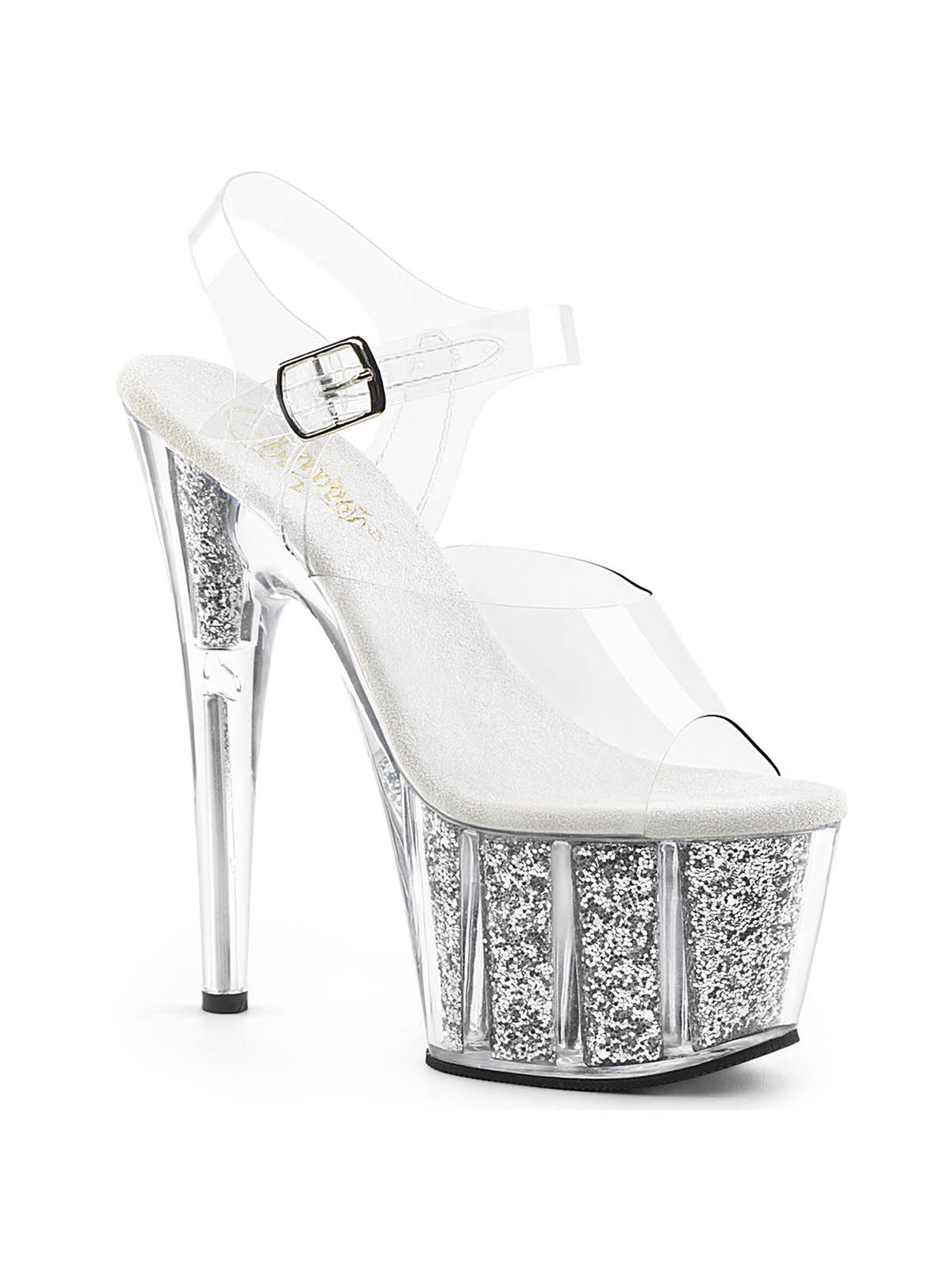 Clear Silver Glitter Inserts A812