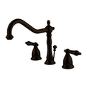 Oil Rubbed Bronze Widespread Lavatory Faucet with Pop-Up X2597