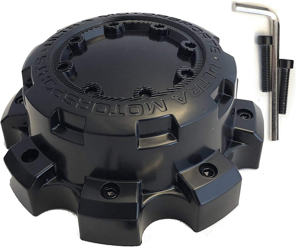 Gloss Black Wheel Center Cap Qty 4 with Bolts R3901